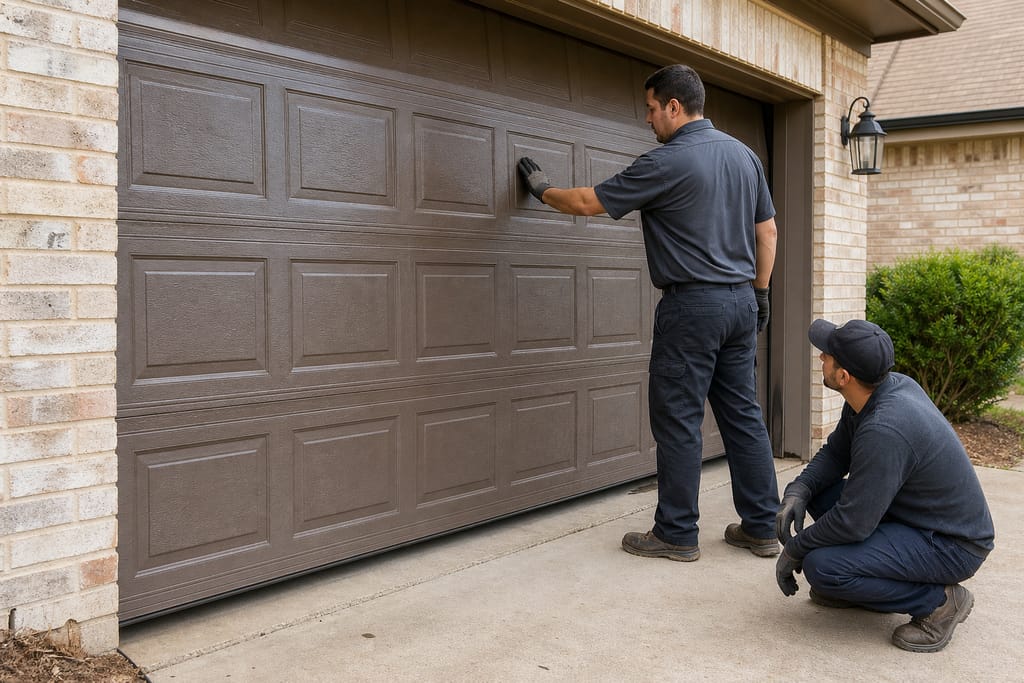Test door operation photo